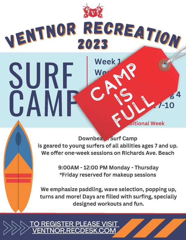 to Ventnor City, New Jersey Camps